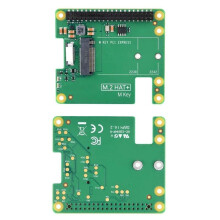 PCIe to M.2 HAT+for Raspberry Pi 5 Gen2 Gen3 M.2 NVME SSD 2230/2242 M Key PCIE GPIO Expansion Board for RPI5 256GB Kit