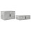 VidaXL vidaXL Storage Bed Frame Concrete Grey 75 cm Engineered Wood 5