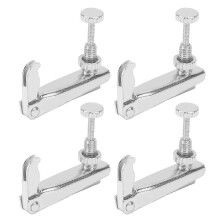 4 Stück Feinstimmer für Violine 3/4/4/4 Cello-Saiten, Werkzeug, Ersatzteil, Instrumentenzubehör, Silber