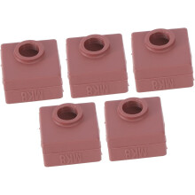 5 stuks verwarmingsblokken van aluminium met siliconen hoes voor printers, onderdelen voor het verwarmingsblok, extruderaccessoires