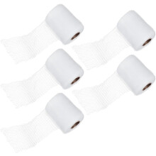rollen wit gaaslint, decoratieve tule voor trouwautoversiering