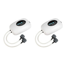 2X Rechargeable Oxygen Pump, Portable Oxygen Pump for Fish Farming, Small Oxygenator for Fishing
