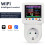 Tuya WIFI  Wattmeter Digital Power Meter Electricity  Meter Voltage Current Protection Timer 4