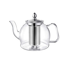 1000Ml Glass Teapot with Removable Infuser, Stovetop Safe Tea Kettle, Blooming and Loose Leaf Tea Maker Set