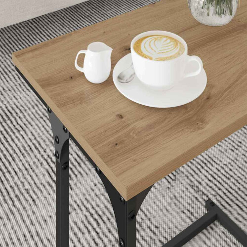 VidaXL vidaXL Nesting Coffee Table 3 pcs Artisan oak Engineered wood 2