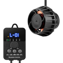 2100GPH Aquarium Wave Maker with Controller 24V 10W Powerhead with Magnetic,Wavemaker for 50 to 100 Gallon Tank