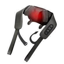 Cordless Neck Massager with Heat, 4D Kneading Shoulder Massager for Pain Relief Deep Tissue, Electric Shiatsu Massage