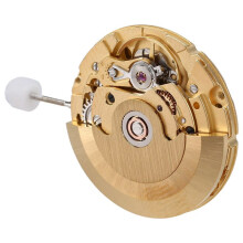 4 Hands Watch Movement 25 Jewels 2836 Automatic Mechanical Watch Movement Date At 3 O'Clock for ETA 2836-2 GMT Gold