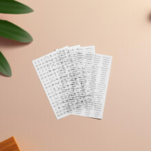 Set maandplannerstickers, to-do kalenderstickers voor dagboeken en notitieboekjes