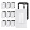 Cable Brush Wall Plate with Low Voltage Mounting Bracket Cable Pass Through Insert Single Gang Wall Cover 1