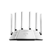 AX3000 3000Mbps WIFI6 Router Dual Band 2.4/5GHz Gigabit WIFI6 Router IEEE 802.11a/B/G/N/Ac/Ax Signal Range Router (EU)