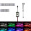 (2Rf Remote 1-4)1 Tow 4 Motorcycle Atmosphere Light App Mobile Controller Wireless Remote Control Rgb 4