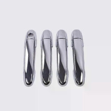 (1 keyhole)Compatible For Pontiac Vibe 2002-2010 For Toyota Voltz Chrome Car Door Handle Cover Trim