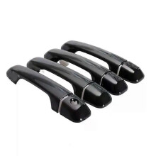 (black no sensor)Compatible Glossy Black Car Door Handle Cover Trim For Lexus GX GX460 2010 2011 2012