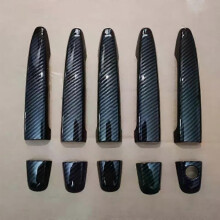 (Carbon Fiber)Compatible For Toyota Highlander 2008-2012 Toyota Camry 2007- 2011 Chrome Carbon Fiber