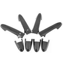 (Carbon, 2 Tasten) Kompatibel mit Honda Fit & Jazz 2014–2020, Carbonfaser-Chrom