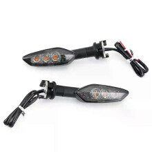(2 Stück Rauchglas) Passend für LED-Blinker der Modelle YAMAHA MT07, MT09, FZ 16, 250, FZ1, FZ8, Tenere