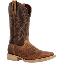 (8 UK, Rustic Tan) Durango Mens Rebel Pro Lite Grain Leather Cowboy Boots