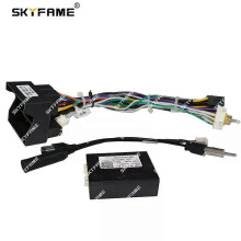 (Komplettes Set A WC) Gilt für 16-poligen Kfz-Kabelbaumadapter, Canbus-Box-Decoder, Android-Radio-Stromkabel