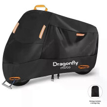 (M)Applies toWaterproof Bike Cover 210D Thickened Polyester UV Protection Outdoor Motorcycle Tarpaulin