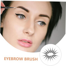 50 stuks mini wenkbrauwborsteltjes met dop, zwarte wimperborsteltjes voor wimperextensions, wimper- en mascaraborsteltjes voor vrouwen, make-up tool