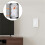 Cable Brush Wall Plate with Low Voltage Mounting Bracket Cable Pass Through Insert Single Gang Wall Cover 6