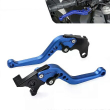 (Blau) Gilt für Aprilia Tuareg 660 2021-2024 Kurzer Brems- und Kupplungshebel, 6-Gang, verstellbar,