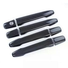 (Carbon Fiber)Compatible For Peugeot 4007 2007 2008 2009 2010 2011 2012 CHROME CARBON FIBER DOOR HANDLE