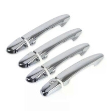 (0 button)Compatible For Mazda 6 2009 - 2019 Chrome Car Door Handle Cover Bowl Trim Styling Accessories