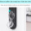 2-Pack Deadbolt Barnsäkerhetslåsskydd, Barnsäkert Dörrknoppsskydd, Dörrsäkerhetsdeadboltlås Transparent 4