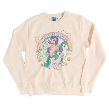 (L, Off White) My Little Pony Unisex Adult Meadows Sweatshirt