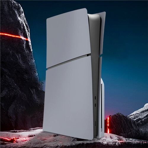 ABS Hard Case Replacement Faceplate Anti-Scratch Side Plate Shell Dustproof for PS5 Slim Digital Edition Console 2