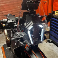 Motorfiets Koplamp Beschermingsrooster voor 390 Adventure R/X 2025-2026 Koplamp Transparante Deksel Accessoires