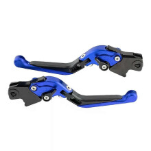 (Schwarz Blau) Gilt für klappbare Brems- und Kupplungshebel für BMW R1200GS LC/ADV R1200 R/RS/RT R nineT
