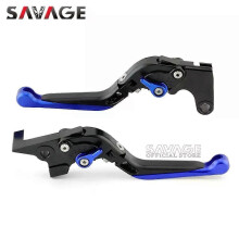 (Schwarz Blau) Gilt für Brems- und Kupplungshebel für YAMAHA MT-09 SP Tracer 900 9 GT MT 09 MT09 2021-2024