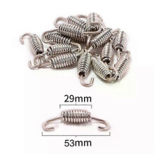 (2pcs 53mm)Suitable 2pcs Motorcycle Exhaust Spring Stainless Steel Universal Exhaust Front Middle Link