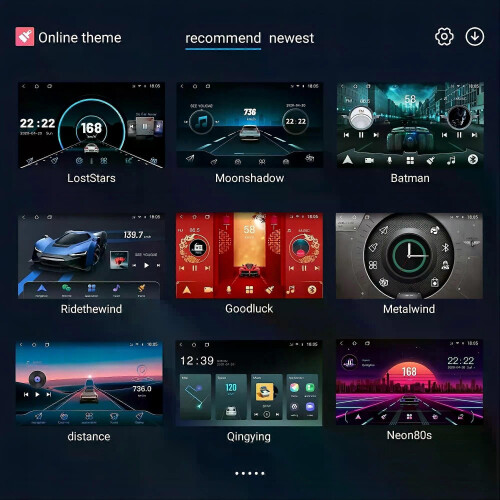 Online-Theme-Zusatzgebühr für die Android-Autoradio-Theme-App