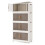 Stackable Storage Boxes with Wheels, 284L Capacity 2
