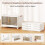 Stackable Storage Boxes with Wheels, 284L Capacity 4