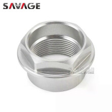 (Silver)Applies to Front Wheel Axle Flange Nut For DUCATI Scrambler 400 800 1100 Streetfighter 848/EVO
