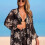 Maillot de bain 4 pièces/ensemble avec couverture de plage-L 6