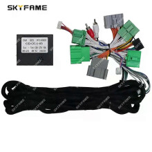 (Cable And Canbus)Applies to 16Pin Car Stereo Wire Harness Power Cable Canbus Box Decoder For Volvo