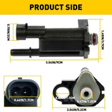Passend für Cadillac Chevrolet Kraftstoffdampftank-Reinigungs-Magnetventil 12573220 12581282