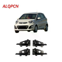 (Front right-black)Applies to for 2011-2016 Kia Picanto front Door Rear Door inner chrome black silver