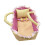 Doll Cradle Handheld Doll Cradle Basket With Soft-Yellow 1