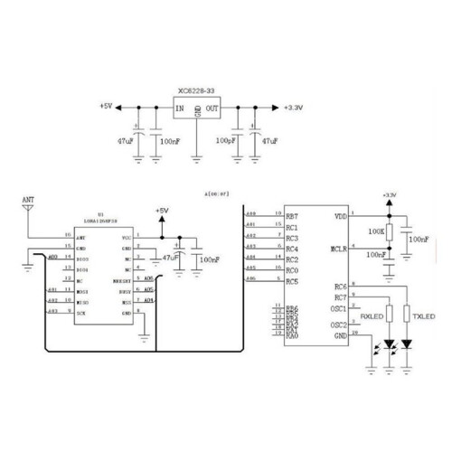 SX1262 LoRa Wireless RF Module 868MHz Ultra-Low Power LoRa1262 Module for IoT Applications RF Transceiver 2