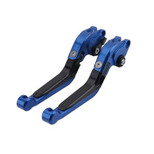 (Blau Schwarz Blau) Gilt für Motorrad-CNC-Antirutsch-Nachrüstpad für Bremshebel, Klappbremse
