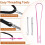 12 Pcs Drawstring Cord, 60 Inch Hoodie String Replacement, Draw String with Threader Tool for Sweatpants Pants 4