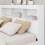 VidaXL vidaXL Storage Headboard with Shelf White 140 cm Engineered Wood 2