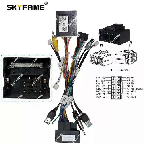 Gilt für Kfz-Kabelbaumadapter, Canbus-Box-Decoder, Android-Radio-Stromkabel für Chery Tiggo 7 1